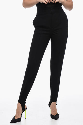 Cotton STRUCTORED Stirrup Pants