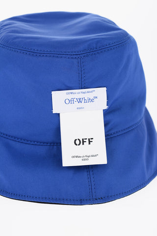 Cappello Bucket Reversibile Con Logo Ricamato