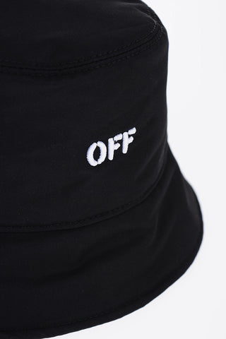 Cappello Bucket Reversibile Con Logo Ricamato