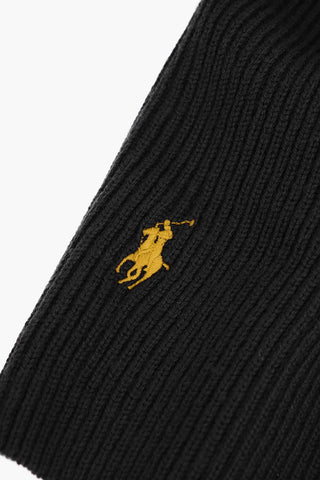 Sciarpa In Lana Con Logo Ricamato
