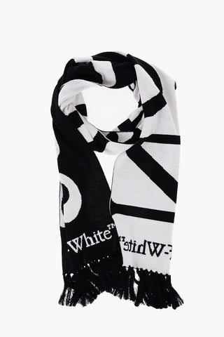 Fringed NO OFFENCE Wool Scarf