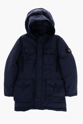 Piumino Utility con Abbottonatura Nascosta