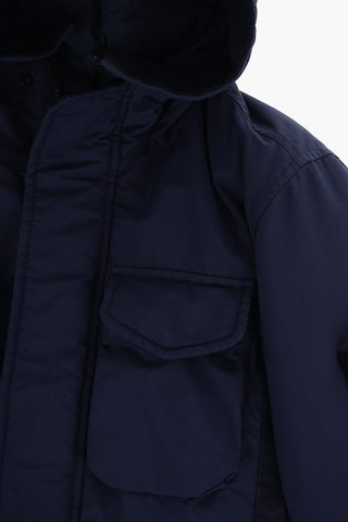 Piumino Utility con Abbottonatura Nascosta