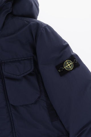 Piumino Utility con Abbottonatura Nascosta