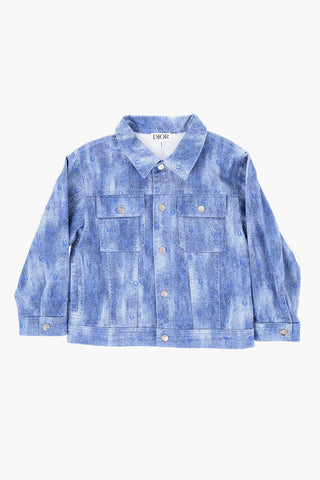 All-Over Logo Denim Jacket