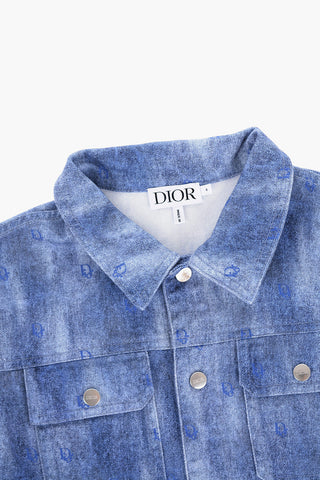 All-Over Logo Denim Jacket