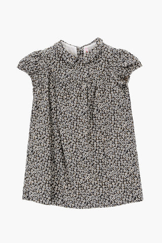 Floral-Motif Cotton Dress