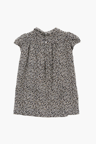 Floral-Motif Cotton Dress