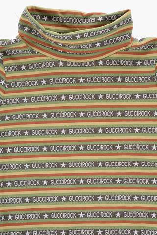 Maglia a Collo Alto con Logo All-Over
