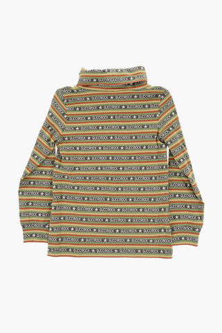 Maglia a Collo Alto con Logo All-Over