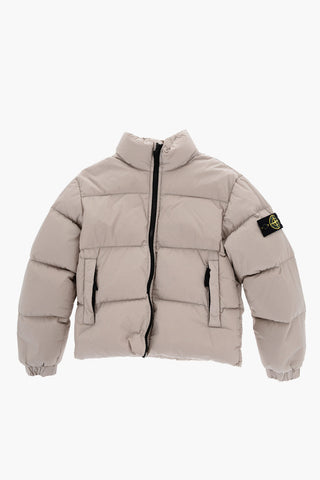 Piumino in Nylon con Dettagli a Contrasto