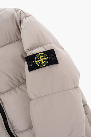 Piumino in Nylon con Dettagli a Contrasto