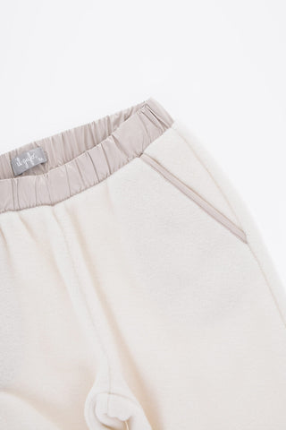 Flecced Sweatshirt and Pants Set