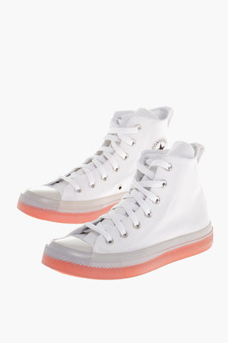 ALL STAR CHUCK TAYLOR Cotton Solid Color High Top Sneakers