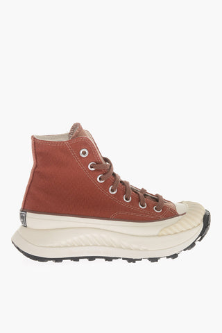 ALL STAR CHUCK TAYLOR Sneakers Alte in Cotone con Suola 6cm