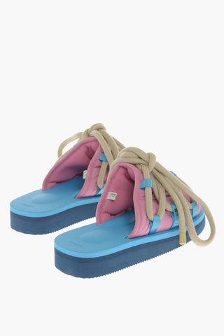 Rip Stop Checked Sandals with Maxi Laces