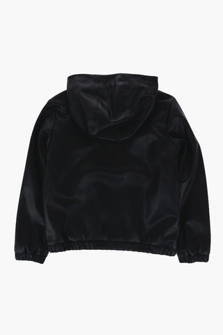 Giubotto Bomber JBUK Effetto Pelle con Logo