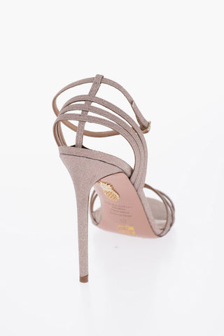 Sandali Ankle Strap RUIA Glitter con Tacco 10,5cm