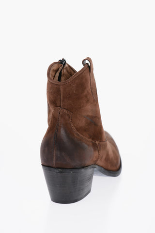 Stivaletti Texani BETTY09 in Suede 6cm