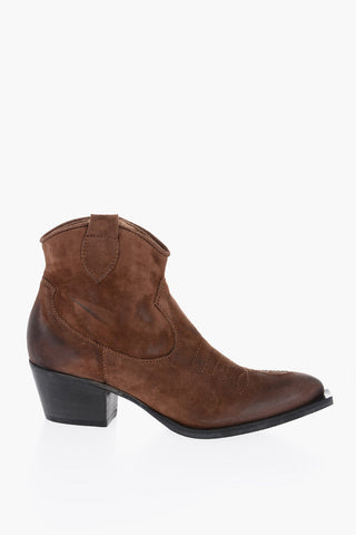 Stivaletti Texani BETTY09 in Suede 6cm