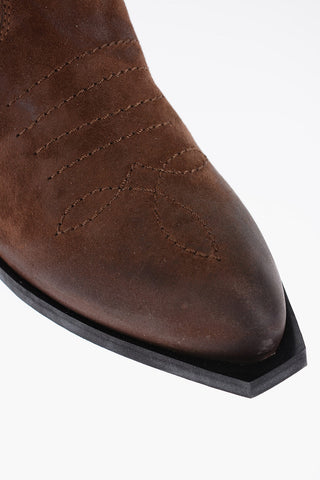 Stivaletti Texani BETTY09 in Suede 6cm