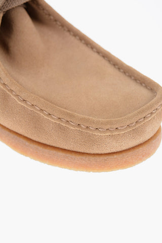 Suede Solid Color Desert Boots
