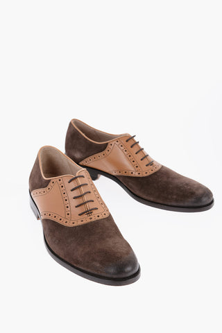 Suede and Leather Ofxord Shoes