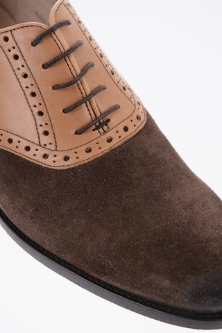 Suede and Leather Ofxord Shoes