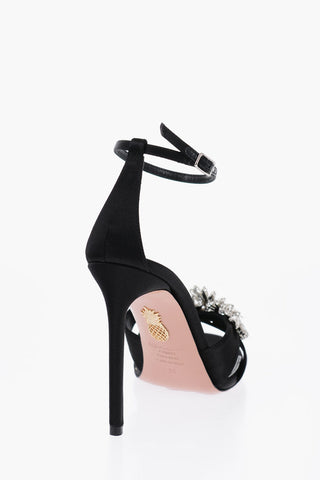 Sandali MARGARITA In Satin con Gioielli 10,5cm