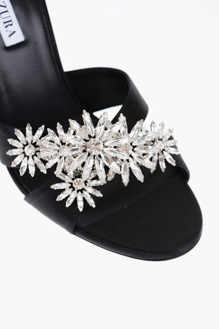 Sandali MARGARITA In Satin con Gioielli 10,5cm