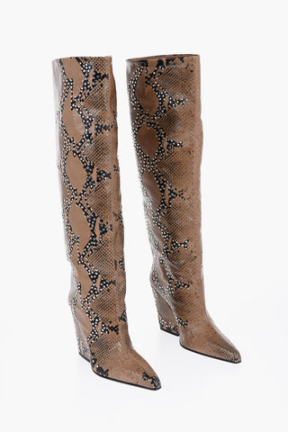 Studded Leather JANE Boots 11cm