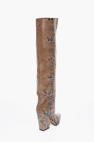 Studded Leather JANE Boots 11cm