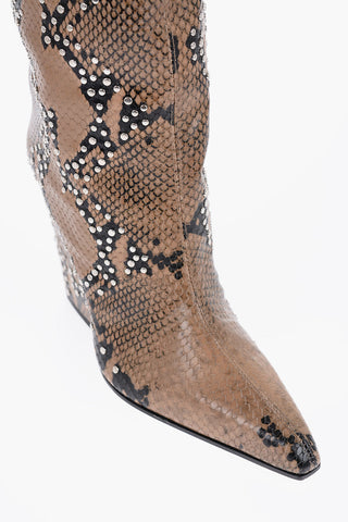 Studded Leather JANE Boots 11cm