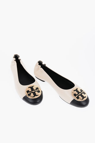 Ballerine CLAIRE In Pelle con Monogram Dorato