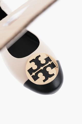 Ballerine CLAIRE In Pelle con Monogram Dorato
