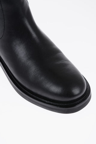 Stivali DOUBLE T UTILITY In Pelle a Tinta unita
