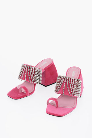 Leather Clogs BULLA PRESTON embellished with Jewels 9,5cm