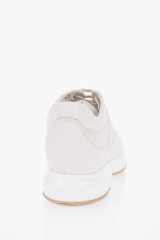 Sneakers Basse INTERACTIVE In Pelle Martellata Bicolore
