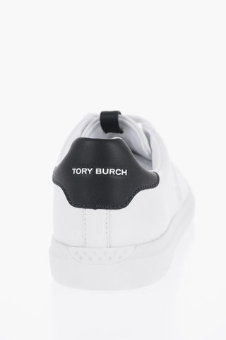 Leather DOUBLE T HOWELL Low-Top Sneakers with Monogram