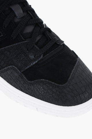 JUNYA WATAMABE MAN Leather High Top Sneakers with Contrast Sole