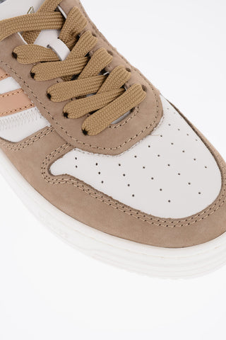 Leather And Suede H360 Low-Top Sneakers
