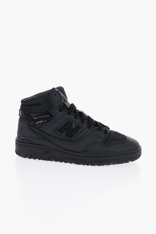 JUNYA WATAMABE MAN Leather And Mesh High Top Sneakers
