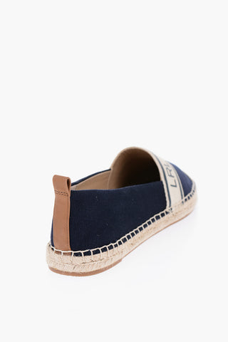 LAUREN Canvas CAYLEE Espadrillas with Raffia sole