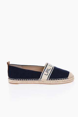 LAUREN Canvas CAYLEE Espadrillas with Raffia sole