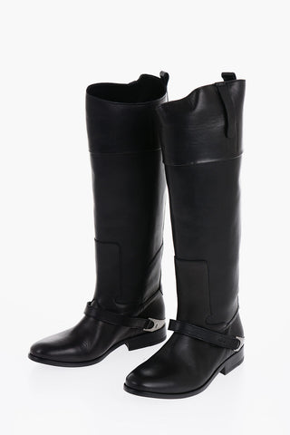 Solid Color Leather CHARLIE Boots