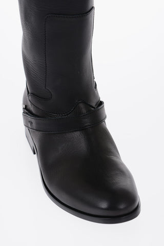 Solid Color Leather CHARLIE Boots