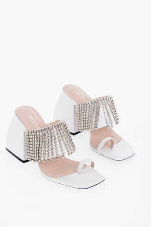 Sabot BULLA PRESTON In Pelle Abbellito da Gioielli 9,5cm