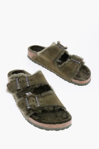 suede ARIZONA Sandals with Double Buckle
