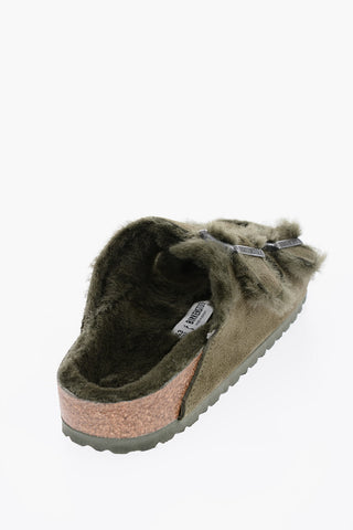 suede ARIZONA Sandals with Double Buckle