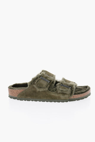 suede ARIZONA Sandals with Double Buckle